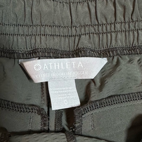 Athleta Textured Jogger Pants Size 0 - Picture 2 of 10